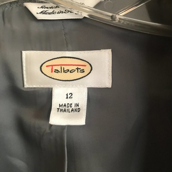 Talbots Wool Blend Blazer Sz. 12 - Picture 2 of 4